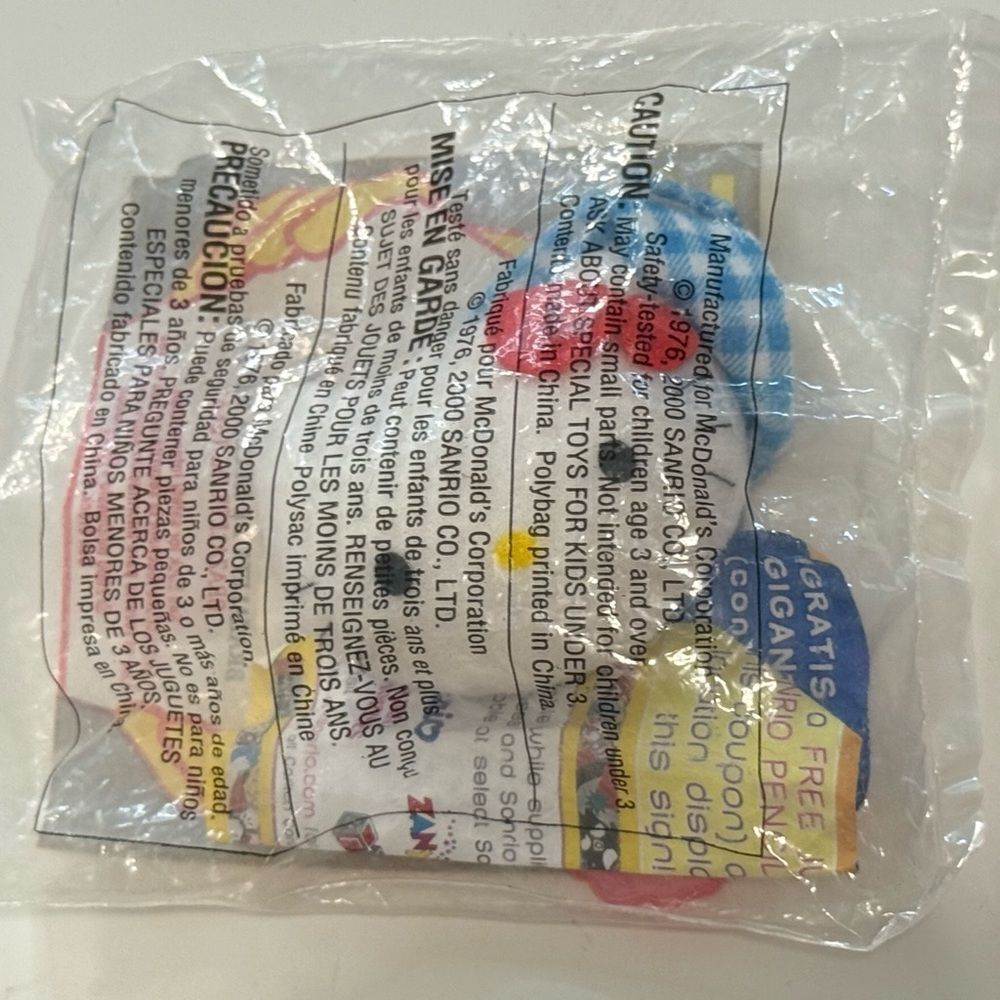 Sanrio Hello Kitty Wrap Fabric Bracelet (#5) McDonald’s Happy Meal Toy, yr. 2000
